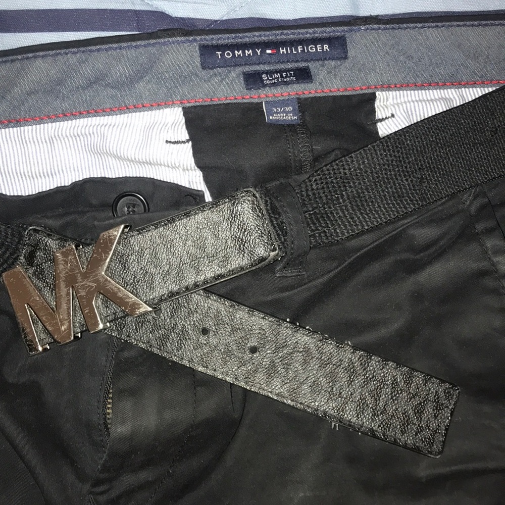 Tommy Hilfiger dress pants / Michael kors belt